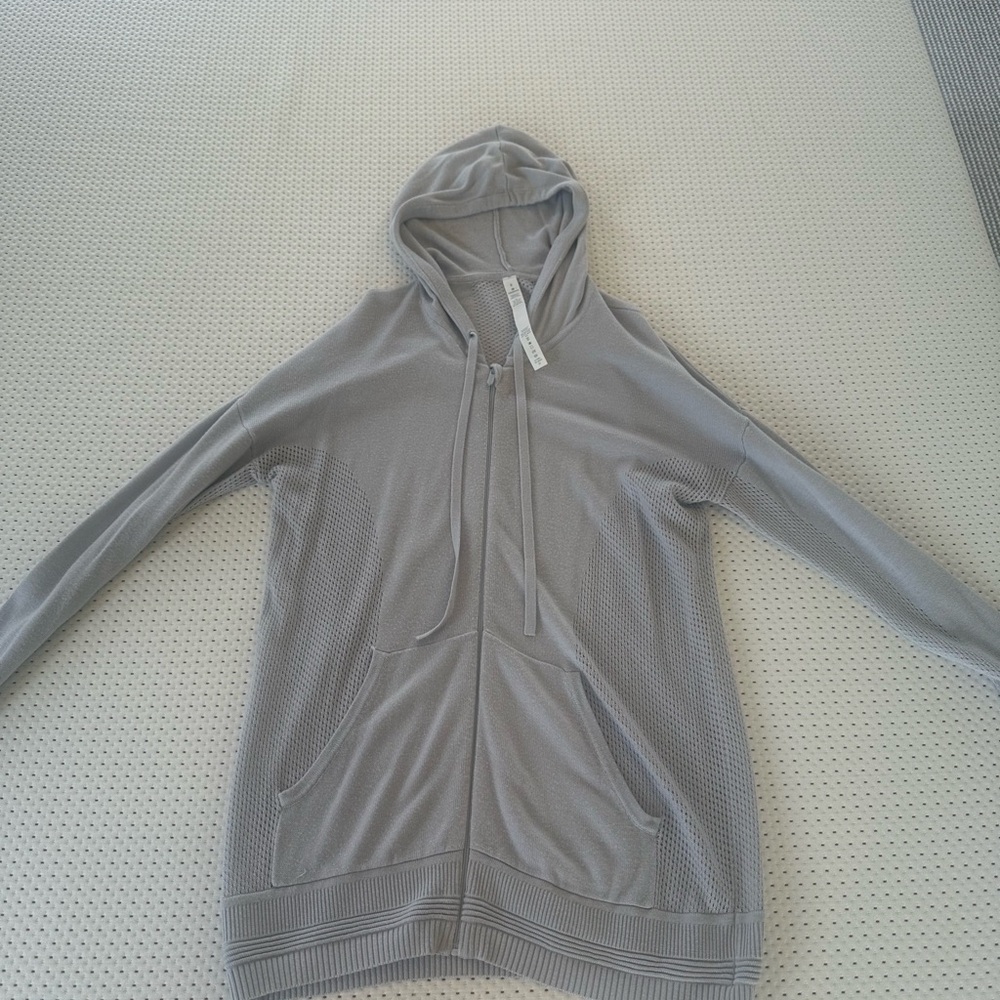 Lululemon Gray Hooded Zip up